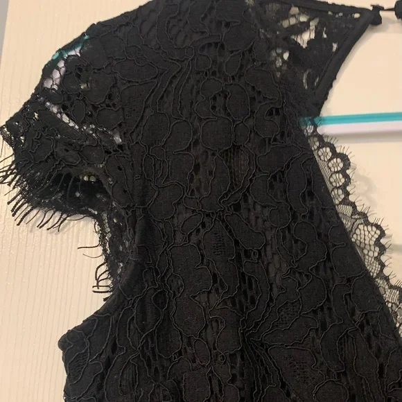 Black Lace Dress - Picture 2 of 3